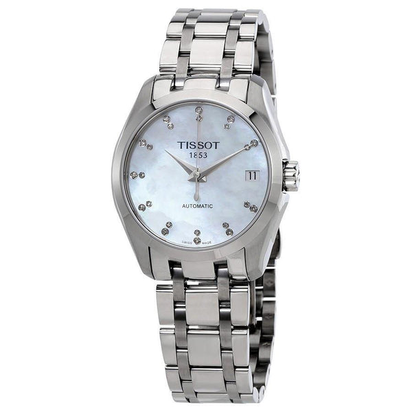 Tissot Women's T0352071111600 Couturier Diamond Stainless Steel Watch