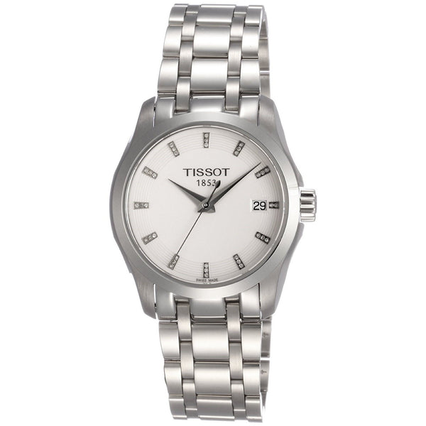 Tissot Women's T0352101101600 Couturier Diamond Stainless Steel Watch