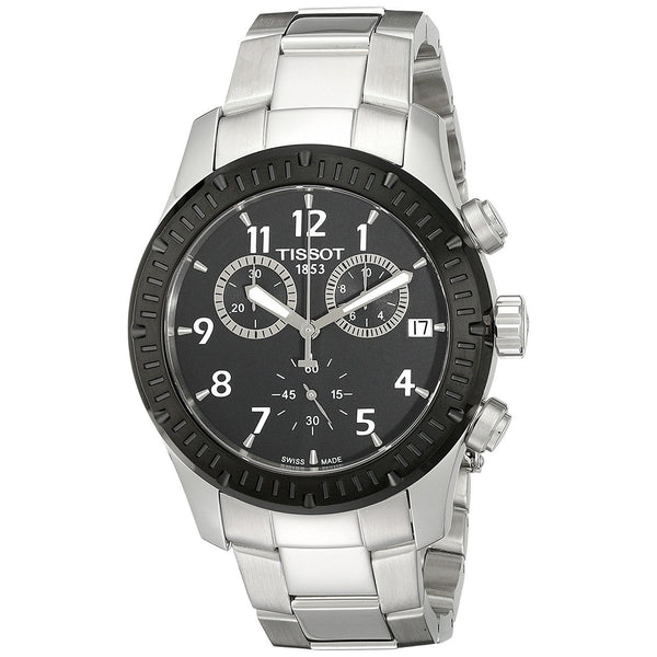 Tissot Men's T0394172105700 V8 Chronograph Stainless Steel Watch