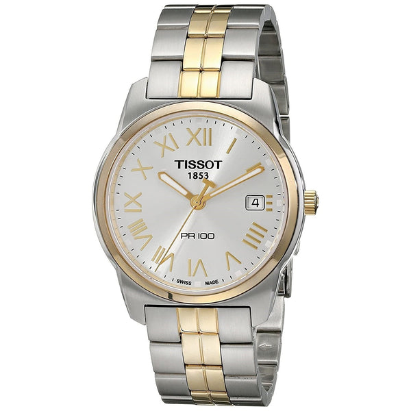 Tissot Men's T0494102203300 PR 100 Two-Tone Stainless Steel Watch
