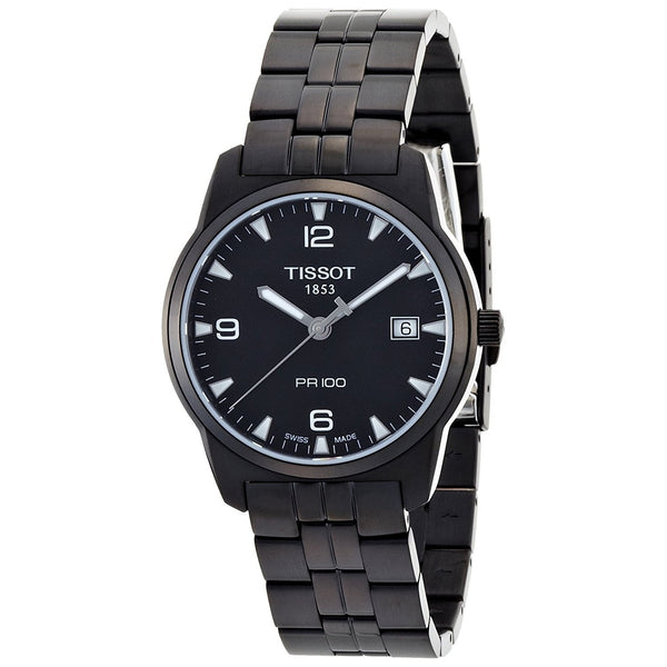 Tissot Men's T0494103305700 PR 100 Black Stainless Steel Watch