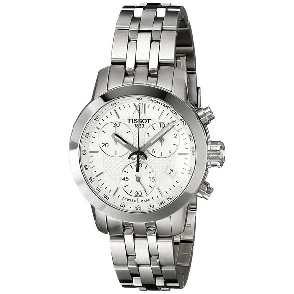 Tissot Women's T0552171101800 PRC 200 Chronograph Stainless Steel Watch