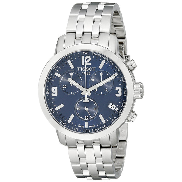 Tissot Men's T0554171104700 PRC 200 Chronograph Stainless Steel Watch