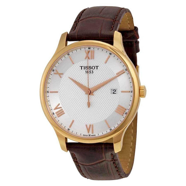 Tissot Men's T0636103603800 Tradition Brown Leather Watch