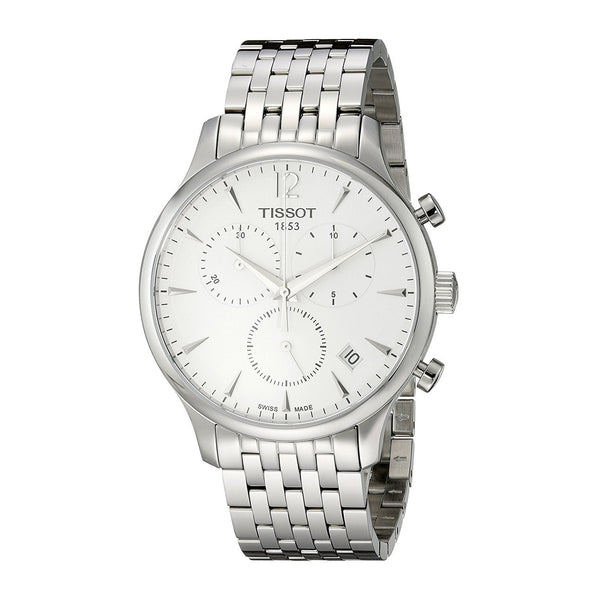 Tissot Men's T0636171103700 T-Classic Tradition Chronograph Stainless Steel Watch