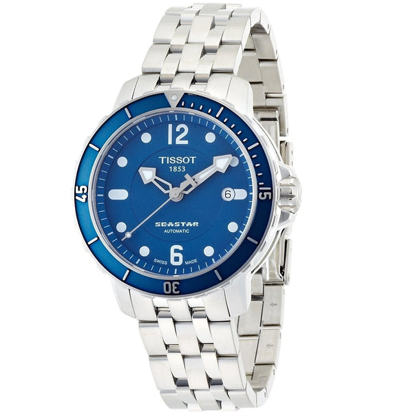 Tissot Men's T0664071104700 Seastar Automatic Stainless Steel Watch