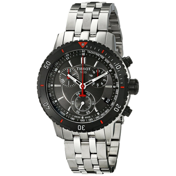 Tissot Men's T0674172105100 PRS200 Chronograph Stainless Steel Watch