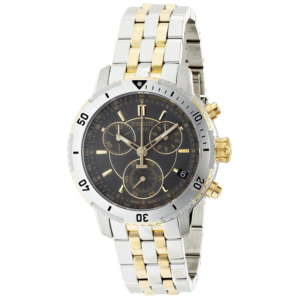 Tissot Men's T0674172205100 PRS 200 Chronograph Two-Tone Stainless Steel Watch