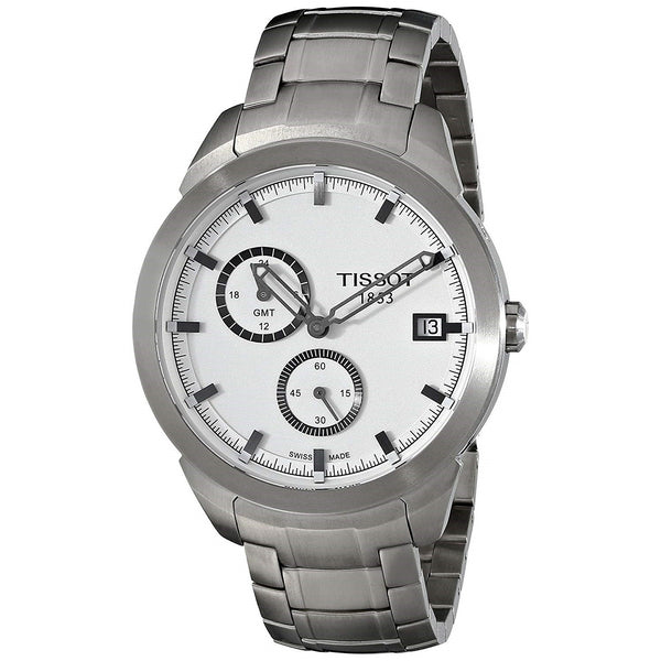 Tissot Men's T0694394403100 GMT Titanium Watch