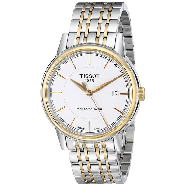 Tissot Men's T0854072201100 T-Classic Powermatic 80 Automatic Two-Tone Stainless Steel Watch