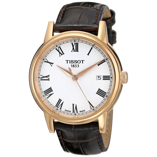 Tissot Men's T0854103601300 T-Classic Carson Brown Leather Watch
