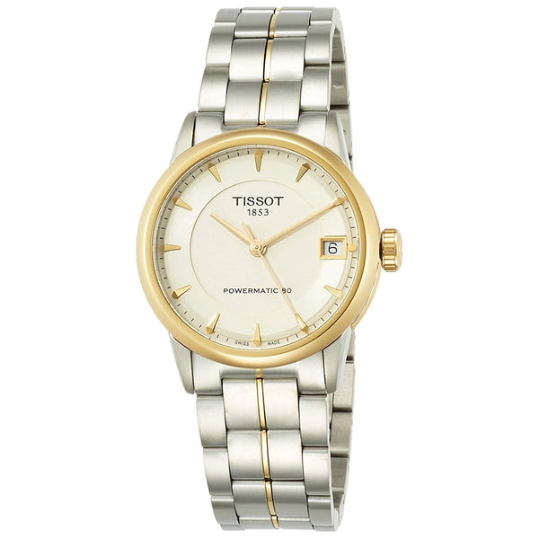 Tissot Women's T0862072226100 T-Classic Powermatic 80 Two-Tone Stainless Steel Watch
