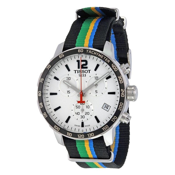 Tissot Men's T0954171703702 Quickster Limited Edition Baku 2015 Chronograph Colorful Canvas Watch