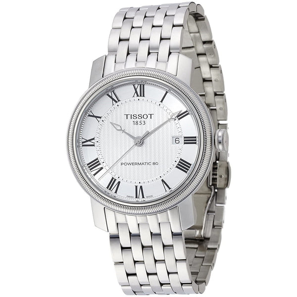 Tissot Men's T0974071103300 T-Classic Bridgeport Powermatic 80 Automatic Stainless Steel Watch