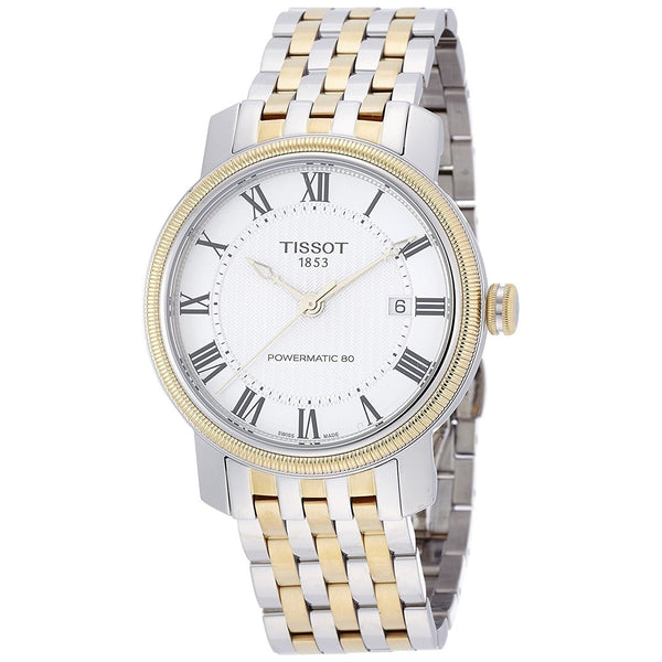 Tissot Men's T0974072203300 T-Classic Bridgeport Powermatic 80 Automatic Two-Tone Stainless Steel Watch