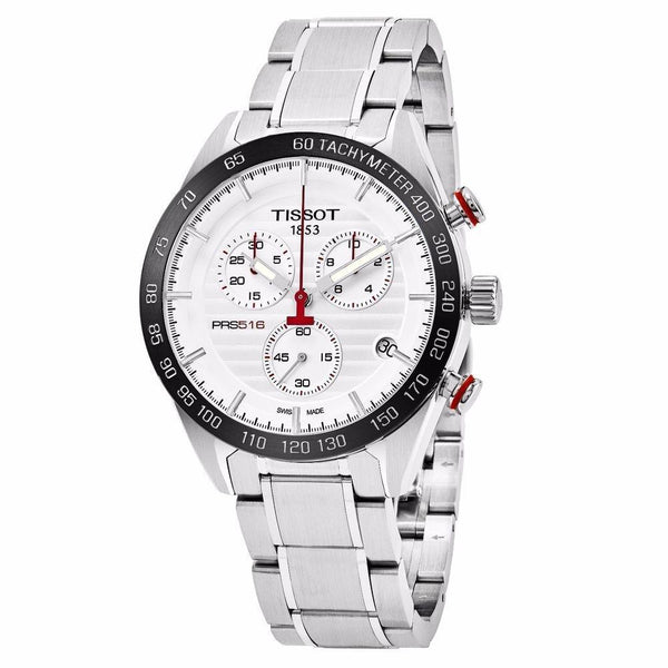 Tissot Men's T1004171103100 PRS 516 Chronograph Stainless Steel Watch