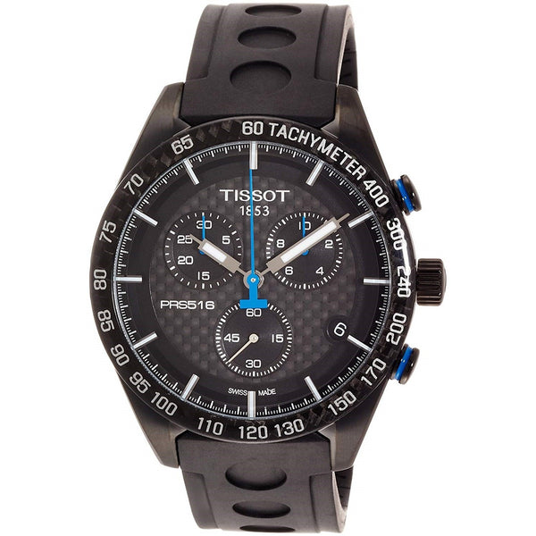 Tissot Men's T1004173720100 T-Sport PRS 516 Chronograph Black Rubber Watch