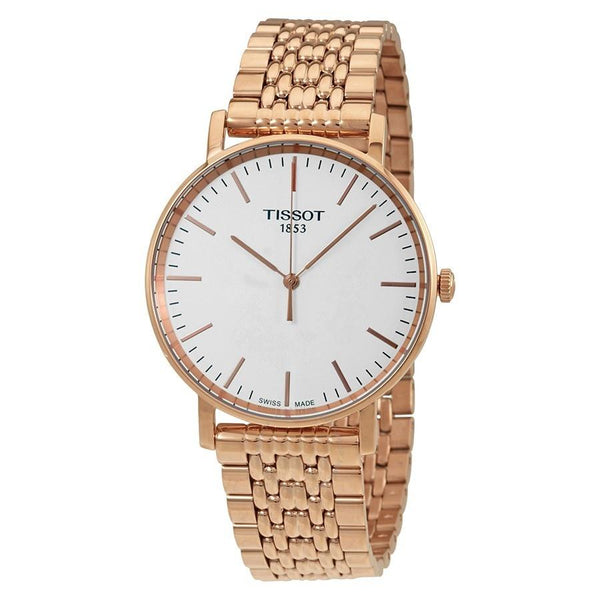 Tissot Men's T1094103303100 T-Classic Everytime Rose-Tone Stainless Steel Watch