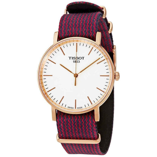 Tissot Men's T1094103803100 T-Classic Everytime Two-Tone Fabric Watch