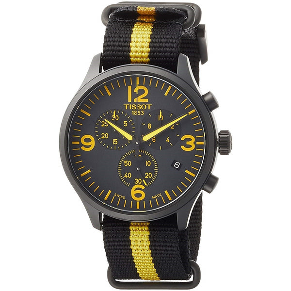 Tissot Men's T1166173705700 Tour de France Chronograph Two-Tone Fabric Watch
