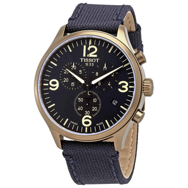 Tissot Men's T1166173705701 Chrono XL Chronograph Blue Nylon Watch