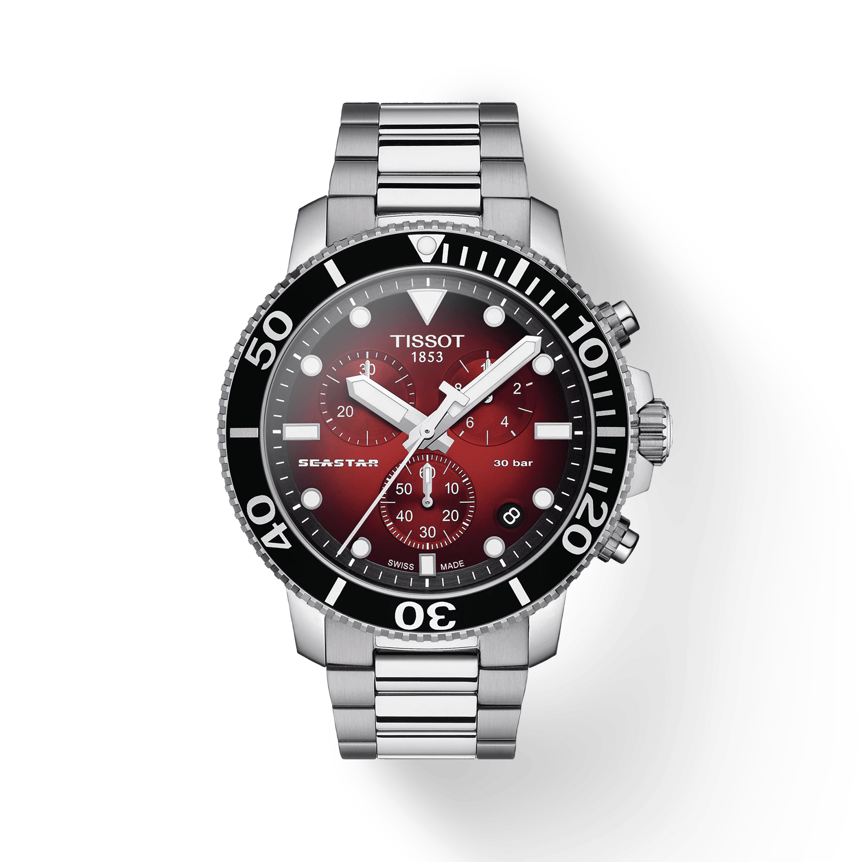Seastar 1000 Chronograph (Black-Red)
