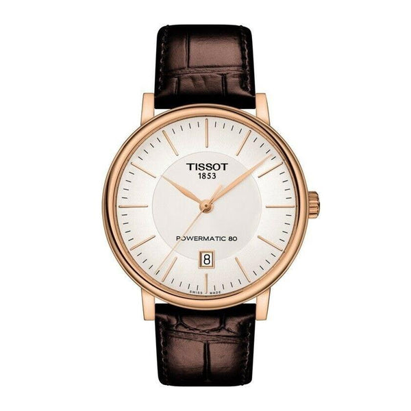 Tissot Men's T1224073603100 Carson Brown Leather Watch