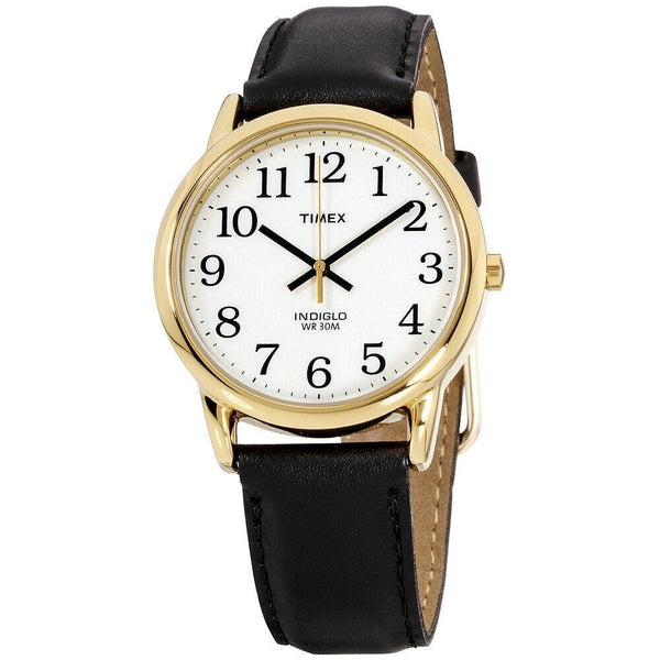 Timex Men's T20491 Easy Rider Black Leather Watch
