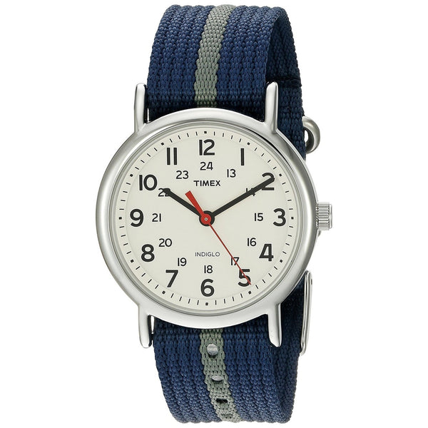 Timex Unisex T2N654 Weekender Two-Tone Nylon Watch