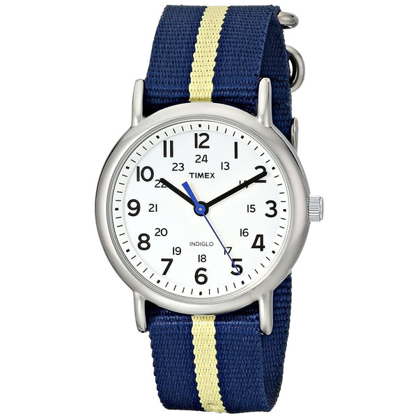 Timex Unisex T2P142 Weekender Two-Tone Nylon Watch