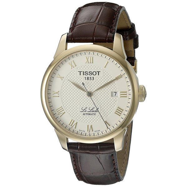Tissot Men's T41541373 Le Locle Automatic Brown Leather Watch