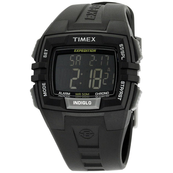 Timex Men's T49900 Expedition Black Silicone Watch