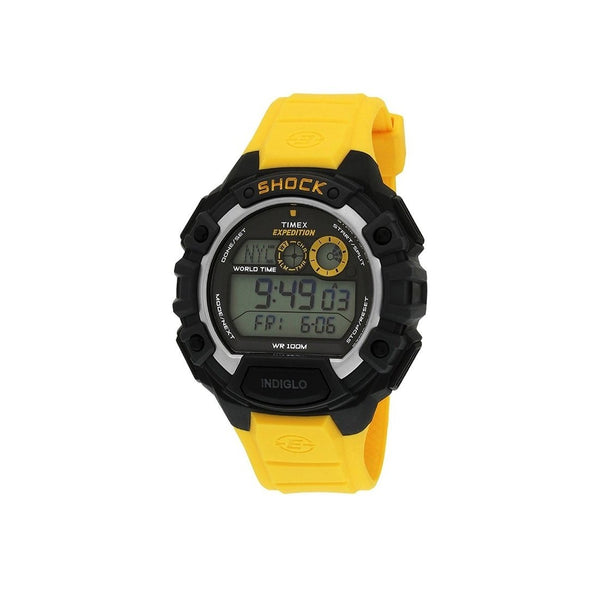 Timex Men's T49974 Expedition Yellow Silicone Watch
