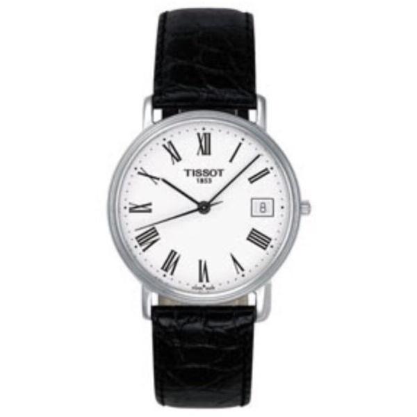 Tissot Women's T52112113 Desire Black Leather Watch