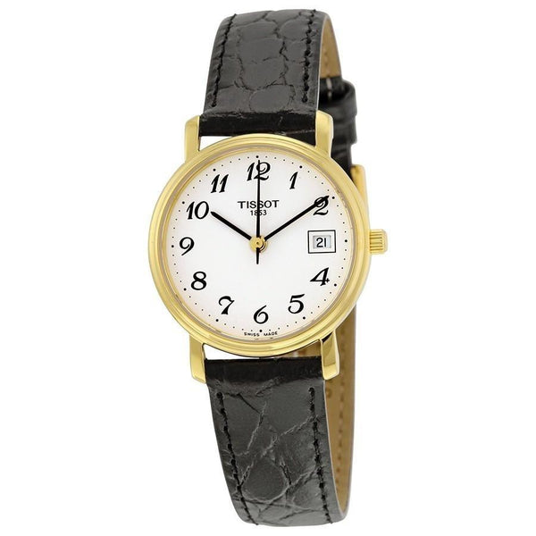 Tissot Women's T52512112 Desire Black Leather Watch