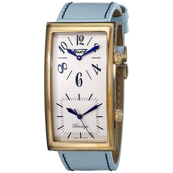 Tissot Men's T56563339 Heritage Blue Leather Watch