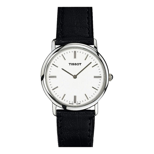 Tissot Women's T57112131 T-Classic Black Leather Watch