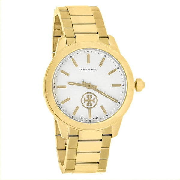Tory Burch Women's TB1200 Collins  Gold-Tone Stainless Steel Watch