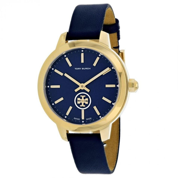Tory Burch Women's TB1203 Collins Blue Leather Watch