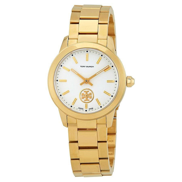 Tory Burch Women's TB1300 Collins Gold-Tone Stainless Steel Watch