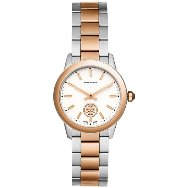 Tory Burch Women's TB1305 Collins Two-Tone Stainless Steel Watch