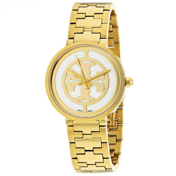 Tory Burch Women's TB4025 Reva Gold-Tone Stainless Steel Watch