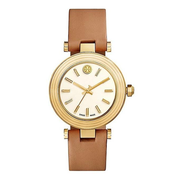 Tory Burch Women's TB9002 Classic T Brown Leather Watch