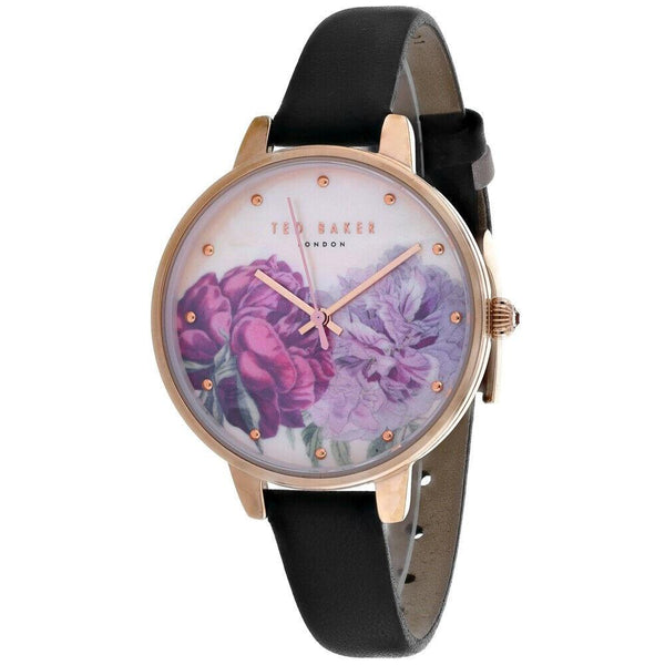 Ted Baker Women's TE50013016 London Josh Black Leather Watch