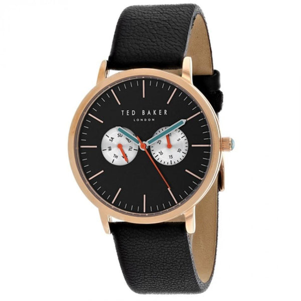 Ted Baker Men's TE50291007 London Black Leather Watch