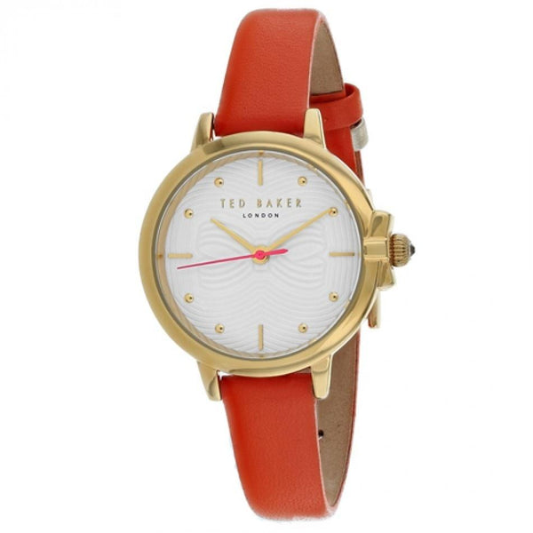 Ted Baker Women's TE50642003 Classic Orange Leather Watch