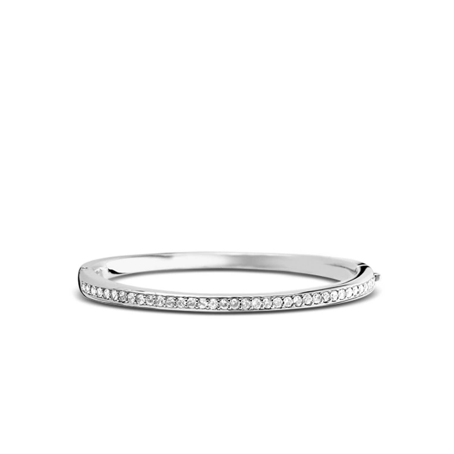 OVAL-SHAPED BANGLE BRACELET