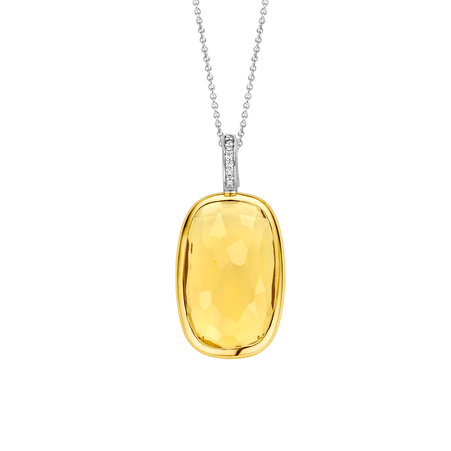 YELLOW STONE NECKLACE