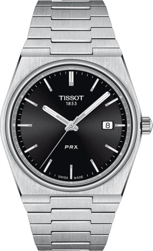 Tissot PRX Silver Black Dial 40mm