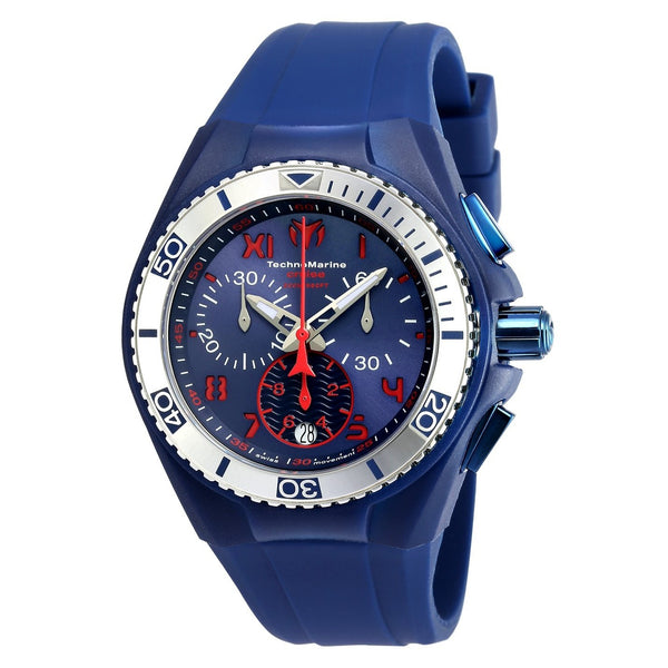TechnoMarine Unisex TM-115016 Cruise California Red Silicone Watch